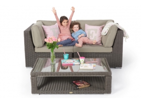 Rattan Lounge Outdoor Louise braun Gartenmöbel
