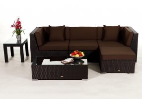 Rattan Lounge San Miguelito: Überzug Sandbraun