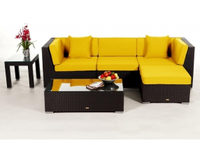 Rattan Lounge San Miguelito: Überzug Sandbraun