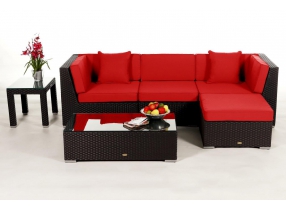 Rattan Lounge San Miguelito: Überzug Sandbraun