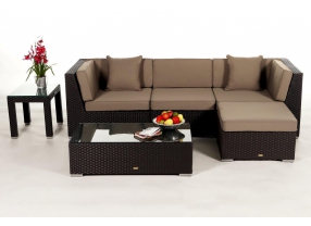 Rattan Lounge San Miguelito: Überzug Sandbraun