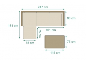 Rattan Gartentisch verstellbar oben, Lounge Thelma natural rund