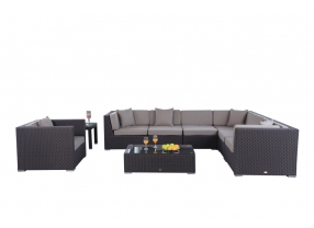 Rattan Lounge Mojo braun