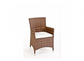 rattan stuhl victoria mix braun