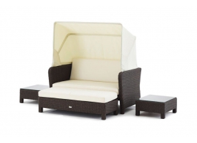 Glasplatten Set für Sunchair Binz braun