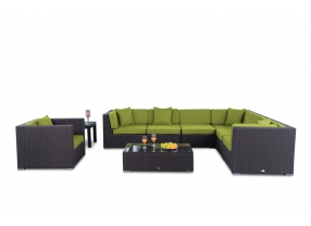 Rattan Gartenmöbel Mojo Lounge Überzug gelb