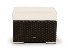 Rattan Lounge Casablanca Fusshocker brown
