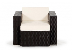 Rattan Lounge Sessel Casablanca brown