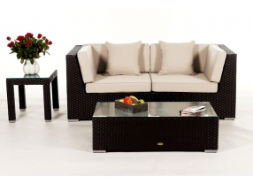 Überzug für Polster grün Rattan Lounge Colon