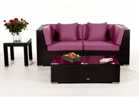 Überzug für Polster grün Rattan Lounge Colon