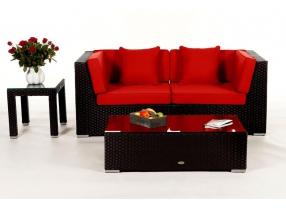 Überzug für Polster grün Rattan Lounge Colon