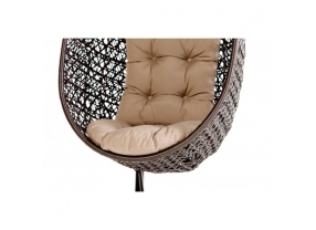 Gartenmöbel Rattan Balance Hanging Chair brown