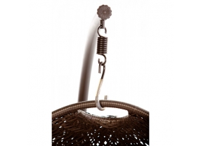 Gartenmöbel Rattan Balance Hanging Chair brown