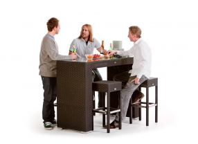 Rattan Bar Comodo brown