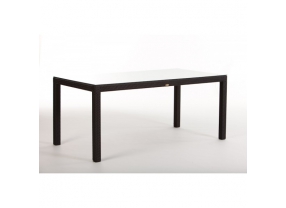 Rattan Garten Tisch Set Toscana Dining schwarz