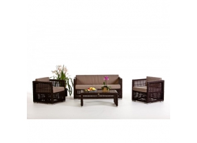 Rattan Lounge Ecuador brown