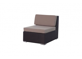 Rattan Lounge Bahama braun