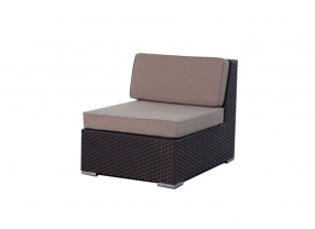 Mittelteil Panama Rattan Lounge braun