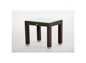 Rattan Lounge Guadeloupe black