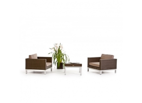 Überzug sandbraun für Cordoba Rattan Lounge
