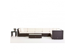 Grosse Rattan Lounge Panama