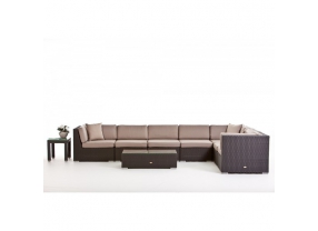 Grosse Rattan Lounge Panama