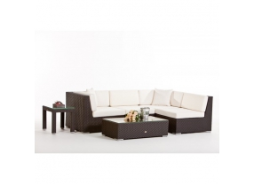 Rattan Sitzgruppe Sabanitas black