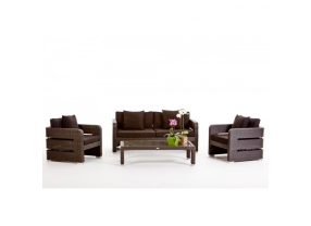 Rattanmöbel  Upper Class black