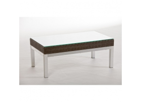 Rattan Lounge Cordoba graubraun