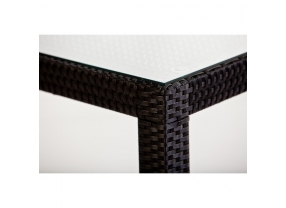 Rattan Tisch Casablanca braun