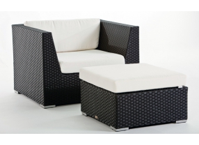 Rattan Fusshocker Panama Rattan Lounge