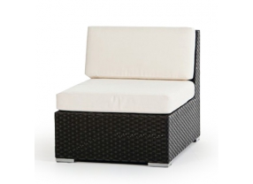 Mittelteil Panama Rattan Lounge schwarz