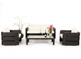 Überzug beige für Upper Class Rattan Lounge