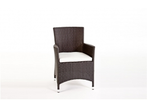 Gartenmöbel Tischset Casablanca Dining dark brown