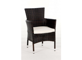 Rattan Tisch und Stühle Orichid Dining mix braun