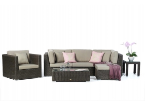 Rattan Gartenmöbel: Marrakesch Special Lounge braun