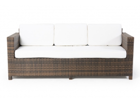 Rattan Gartensofa Set Momoko braun