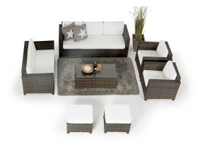 rattanmöbel momoko gartenlounge special braun