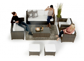 rattanmöbel momoko gartenlounge special braun
