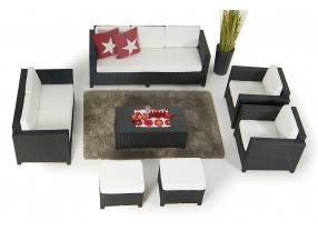 rattanmoebel momoko lounge special schwarz
