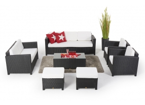 rattanmoebel momoko lounge special schwarz