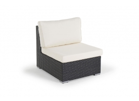 Rattan Lounge XL Sherman schwarz