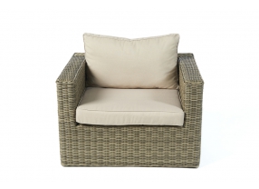 Rattan Lounge Sessel Good Times natural round