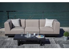 Gartenlounge wetterfest 3-sitzer