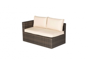 Rattan Lounge Bahia dark brown