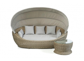 Summerdream Rattan Sonnenliege Spicy beige