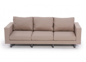 sunbrella stoff garten lounge salina sandbraun 5-sitzer