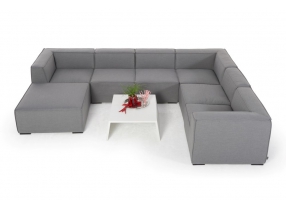 sunbrella stoff grosse garten lounge cosima grau