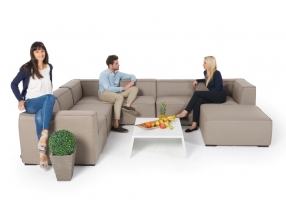 lounge für den garten cosima gartenmöbel sandbraun