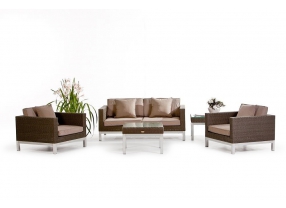 Überzug sandbraun für Baires Rattanmöbel